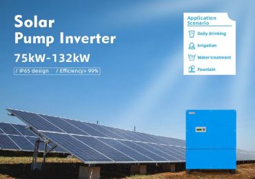 132 kW Solarpumpen-Wechselrichter für die Bewässerung großer landwirtschaftlicher Flächen