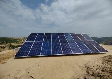 3 kW/4 kW/5,5 kW Solarpumpensystem im Kreis Zizhou, Stadt Yulin, Provinz Shaanxi