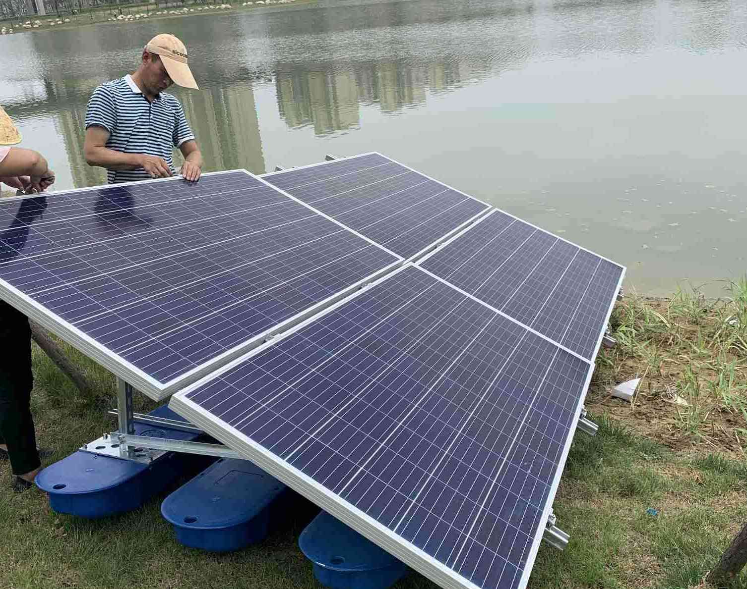 JNTECH-Solarbelüftungssystem erfolgreich bei Umweltmanagementprojekt in Shenling Tan, Stadt Anqing eingesetzt