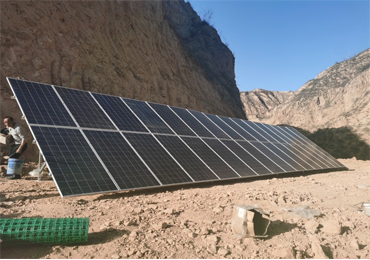 7,5-kW-Solarpumpensystem in der Stadt Yulin, Provinz Shaanxi