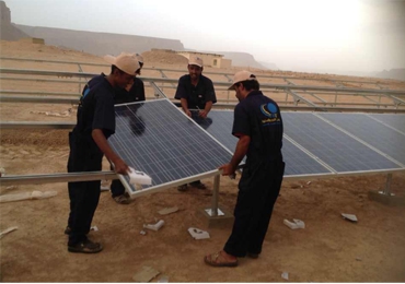 22 kW Solarpumpensystem in Hadramaut, Jemen