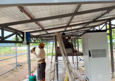 4 kW/31,2 kWh Energiespeicherpumpensystem in Laos