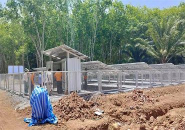 3 Sätze 11-kW-Solarpumpensysteme in Thailand