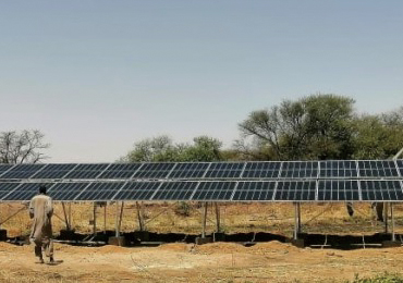 11 kW Solarpumpensystem im Sudan