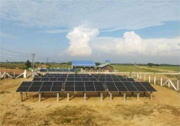30-kW-Solarpumpensystem in Myanmar